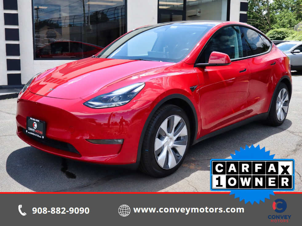 Red Multi-Coat 2023 Tesla Model Y Long Range AWD SUV / Crossover All-Wheel Drive 1-Speed Automatic