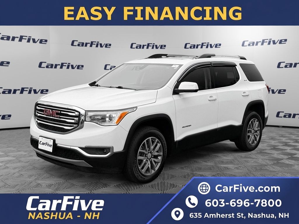 Summit White 2019 GMC Acadia SUV / Crossover Four-Wheel Drive 6-Speed Automatic
