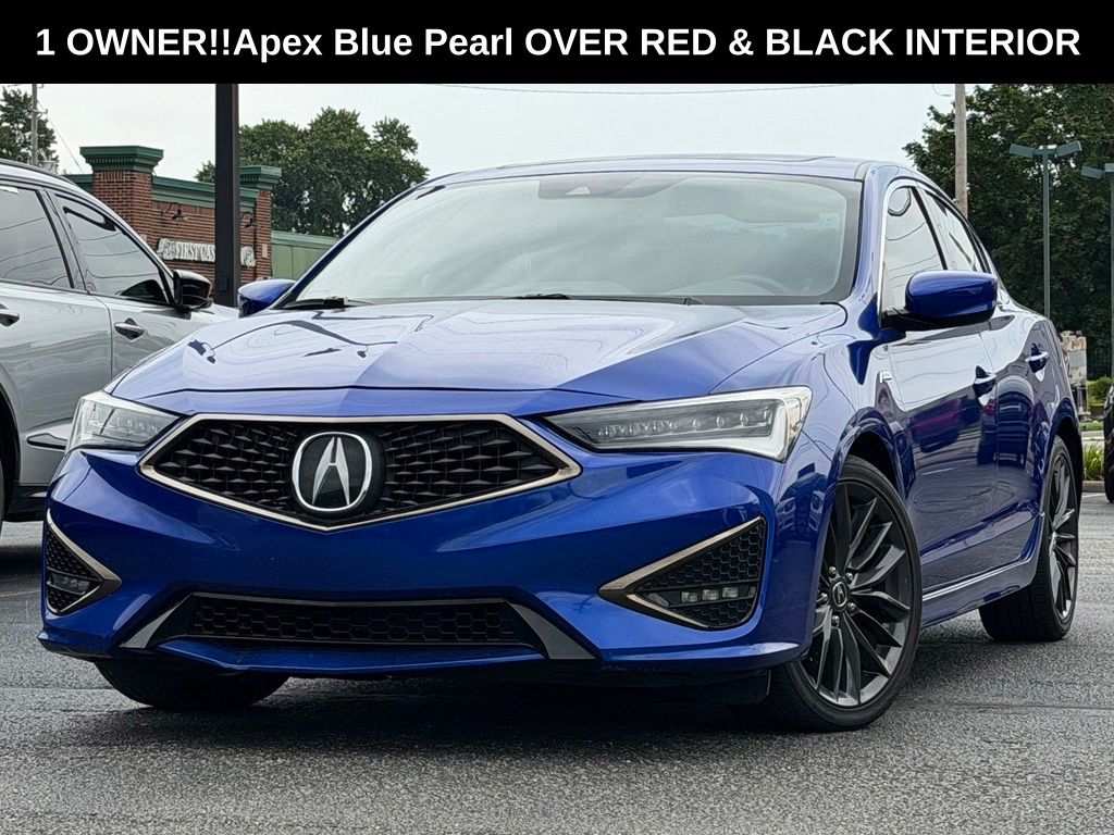 Blue 2022 Acura ILX Sedan Front-Wheel Drive 8-Speed Dual Clutch