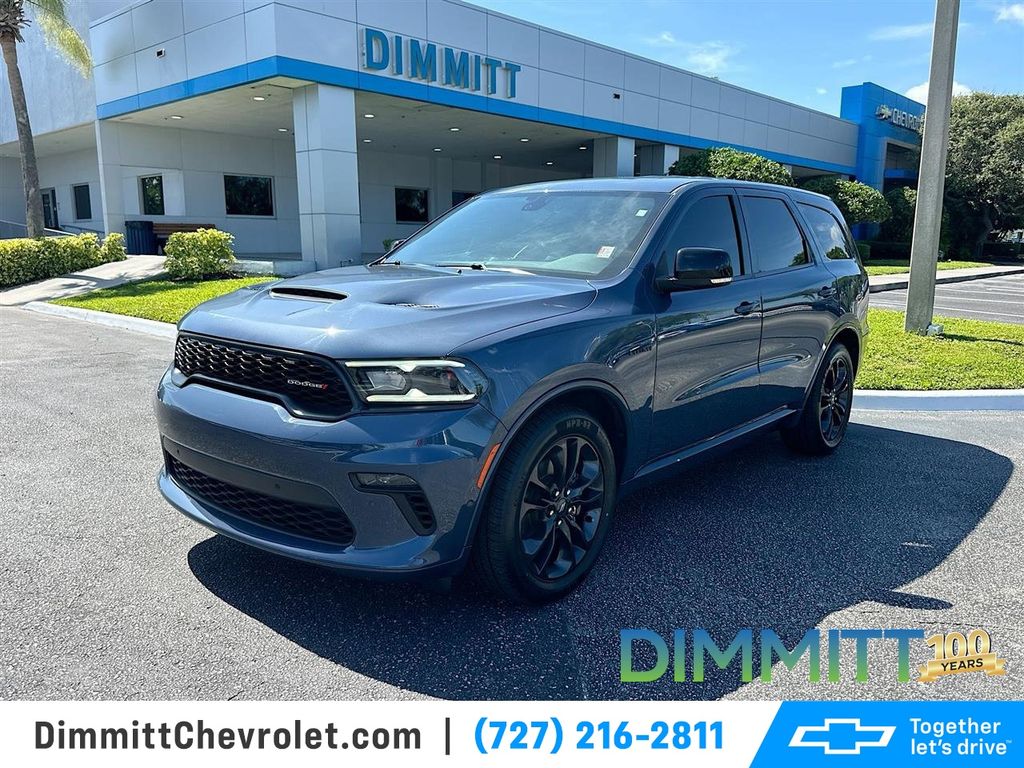 Reactor Blue Pearlcoat 2021 Dodge Durango SUV / Crossover Rear-Wheel Drive 8-Speed Automatic