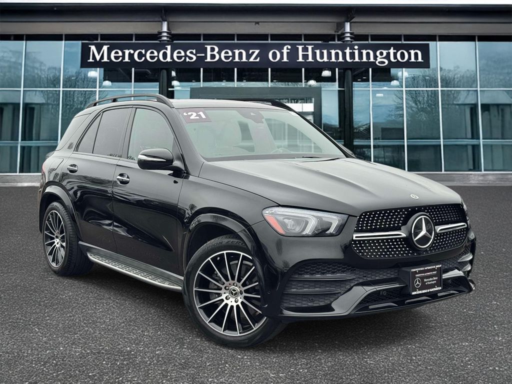 Black 2021 Mercedes-Benz GLE 450 4MATIC SUV / Crossover All-Wheel Drive 9-Speed Automatic