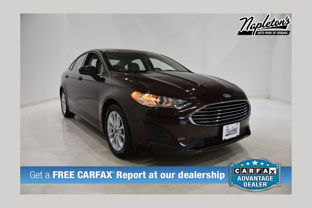 Red (Rich Copper Metallic Tinted Clearcoat) 2019 Ford Fusion SE Sedan Front-Wheel Drive 6-Speed Automatic