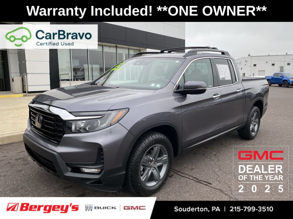 2022 Honda Ridgeline Gris Camioneta Tracción en las cuatro ruedas 9 velocidades Automática