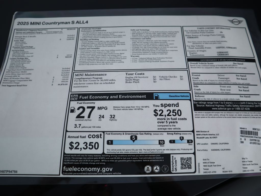 2025 MINI Cooper Countryman Base 9