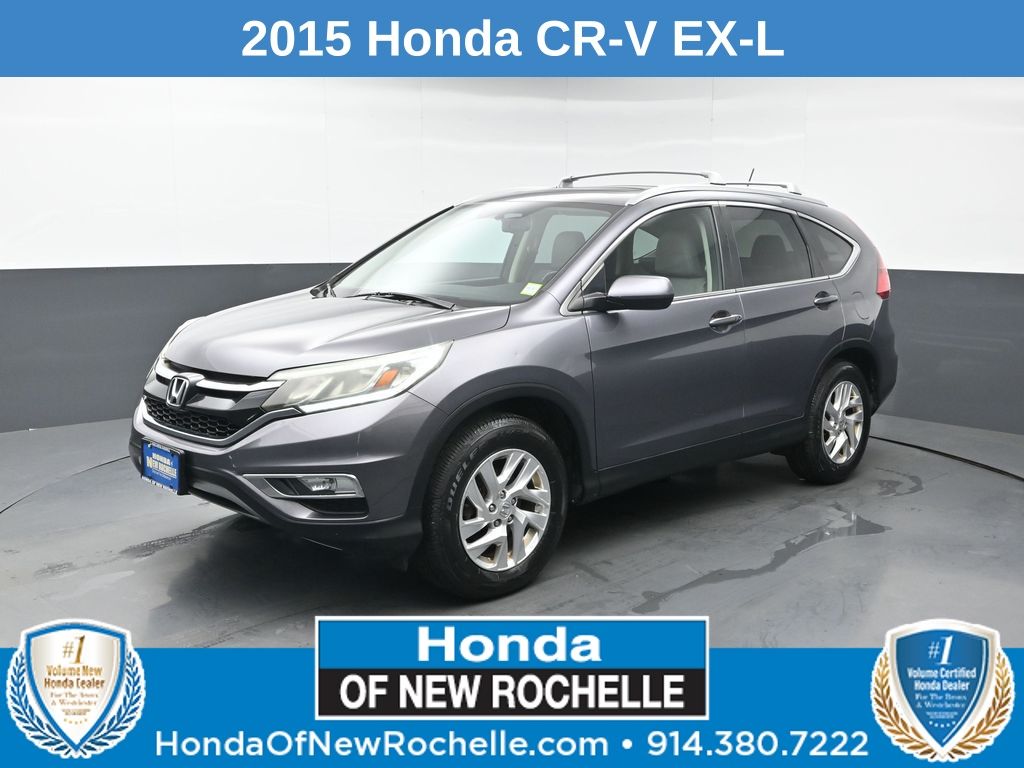 Gray (Modern Steel Metallic) 2015 Honda CR-V SUV / Crossover All-Wheel Drive Continuously Variable Transmission
