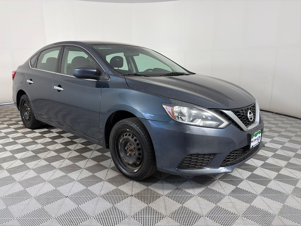 Gray (Graphite Blue) 2017 Nissan Sentra SV Sedan Front-Wheel Drive Continuously Variable Transmission