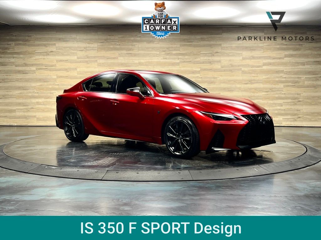 Infrared 2025 Lexus IS Sedan Rear-Wheel Drive 8-Speed Automatic