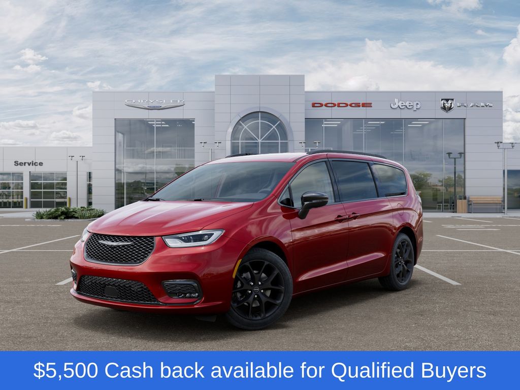 Red 2026 Chrysler Pacifica Minivan Front-Wheel Drive 9-Speed Automatic