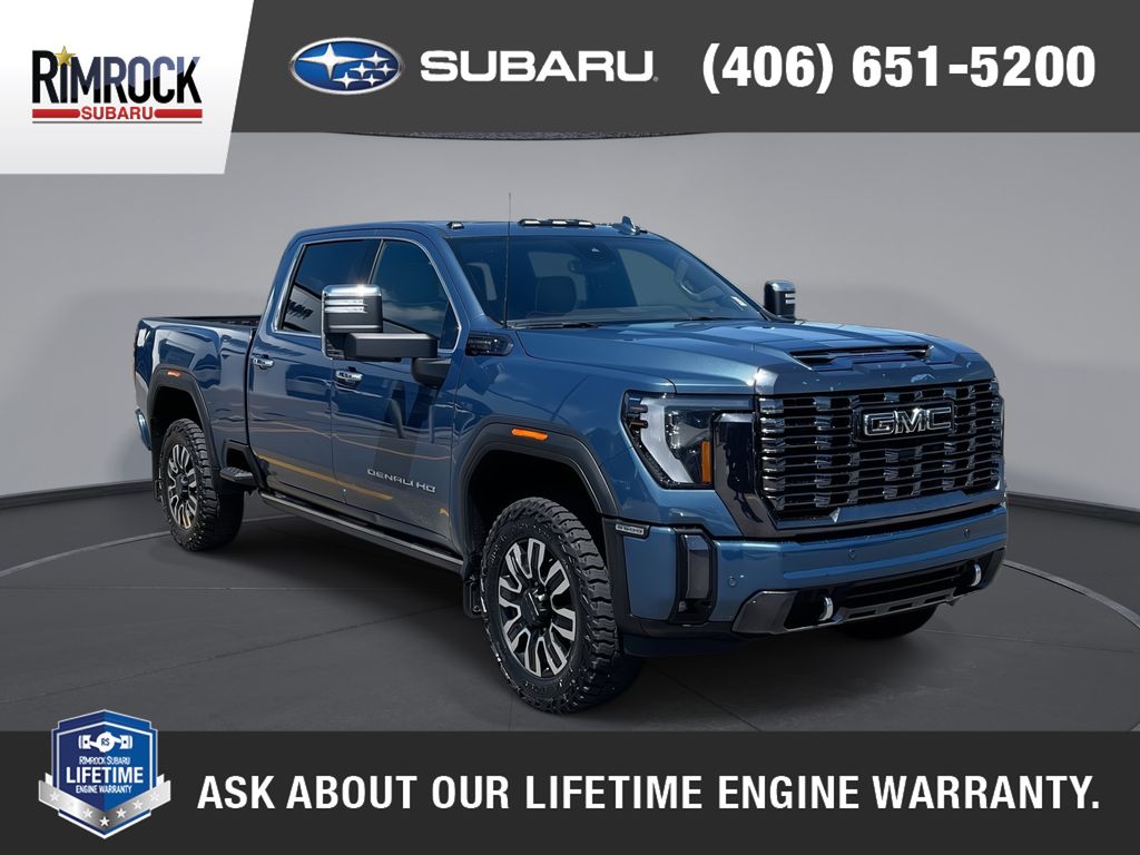 Blue 2024 GMC Sierra 2500HD Pickup Truck Four-Wheel Drive Automatic