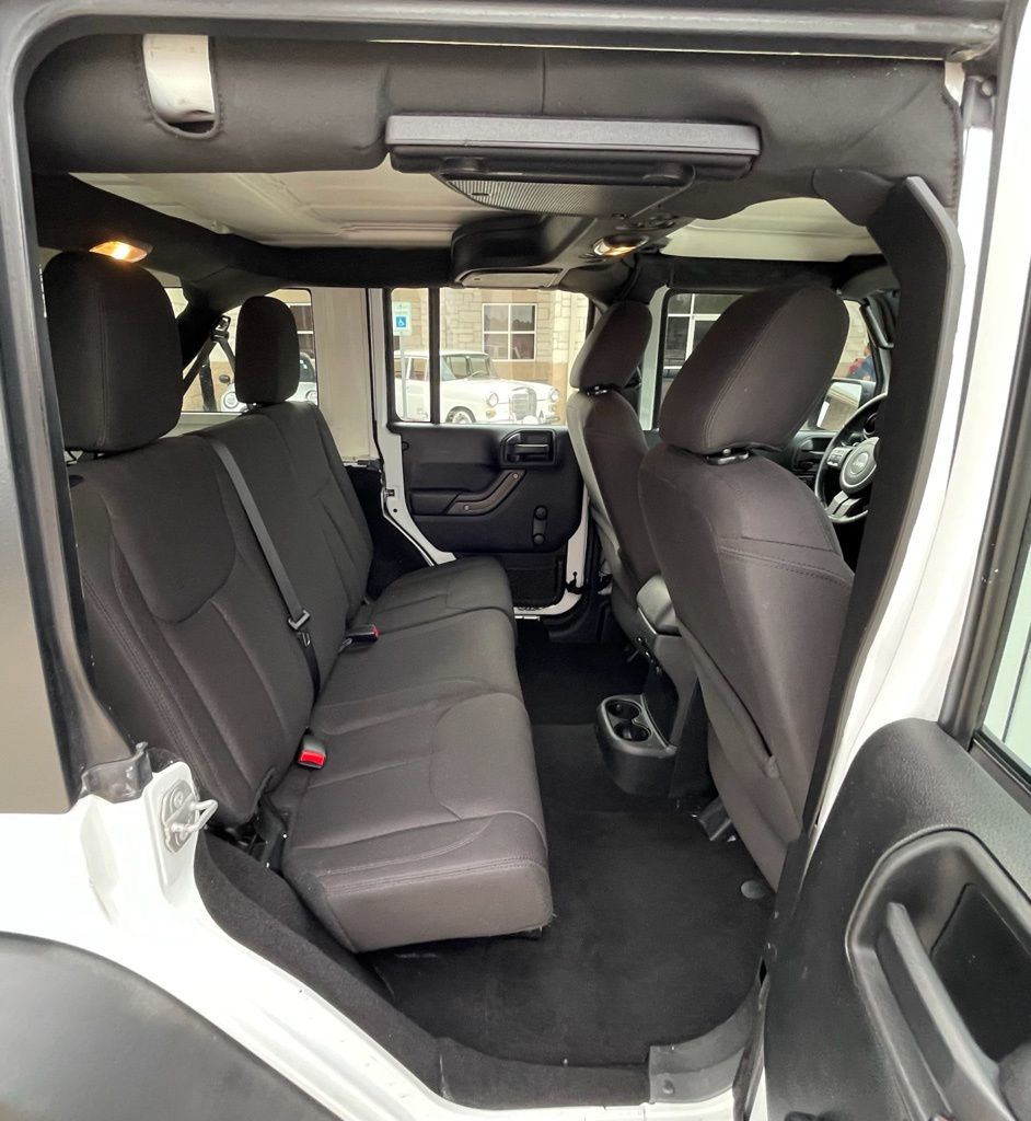 2017 Jeep Wrangler Unlimited Sport White at Classic Chevrolet Galveston