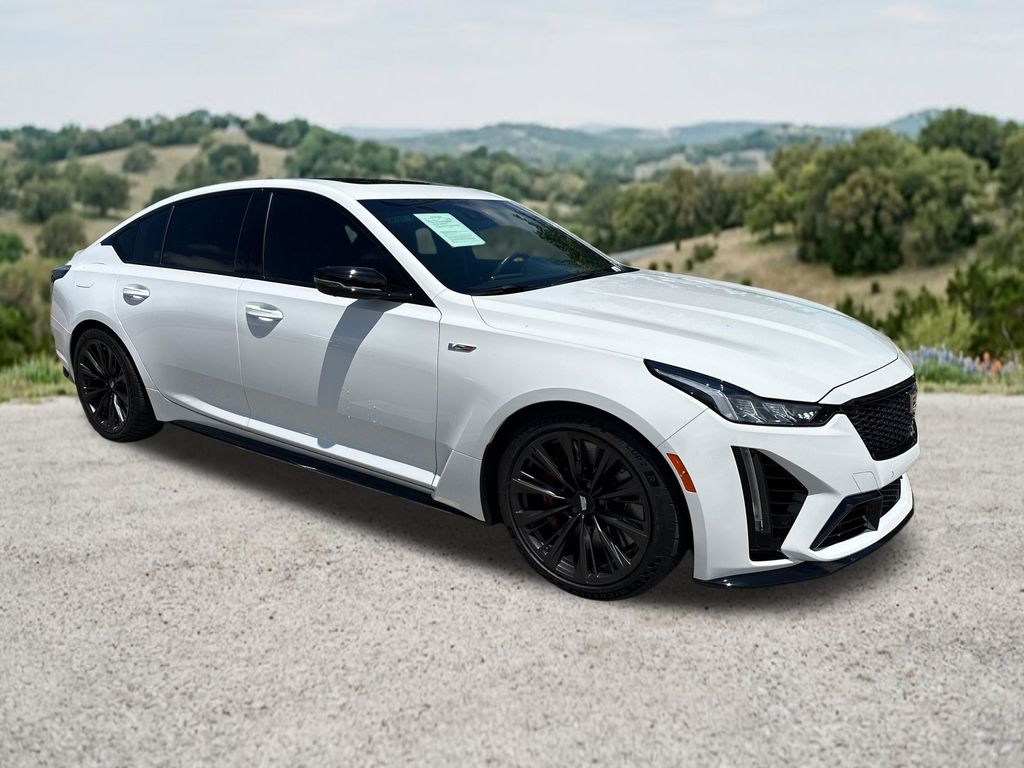 Summit White 2023 Cadillac CT5-V Blackwing RWD Sedan Rear-Wheel Drive 6-Speed Manual