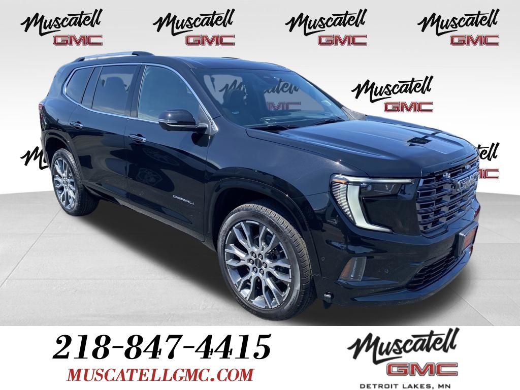 Black (Ebony Twilight Metallic) 2026 GMC Acadia SUV / Crossover Four-Wheel Drive 8-Speed Automatic