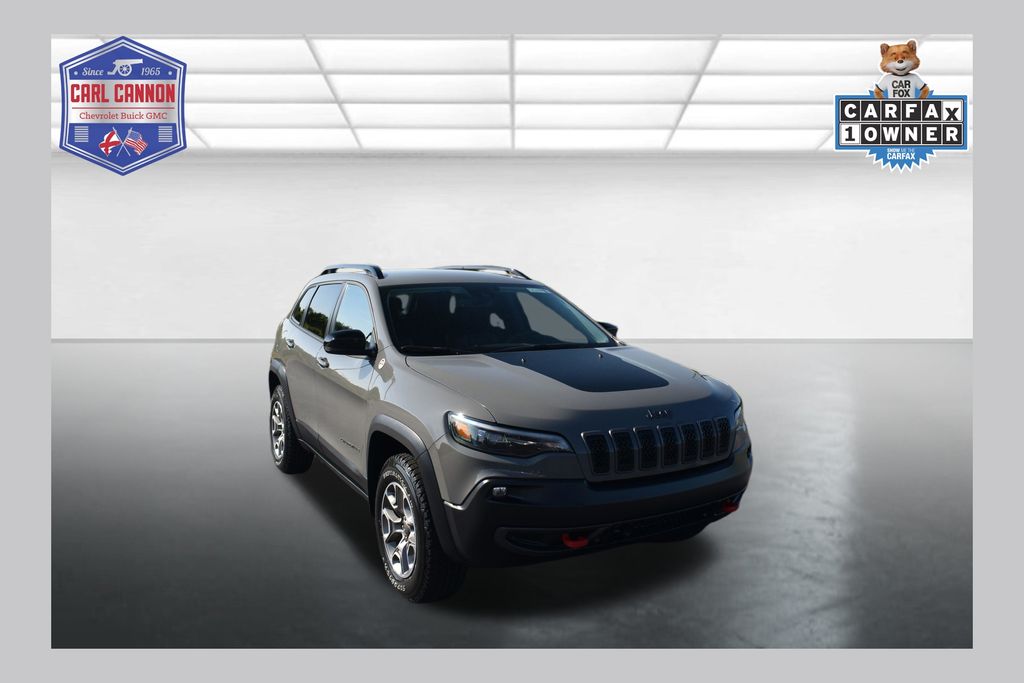 Sting-Gray Clearcoat 2022 Jeep Cherokee Trailhawk 4WD SUV / Crossover Four-Wheel Drive Automatic