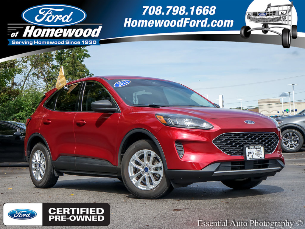 Red Metallic 2022 Ford Escape SUV / Crossover Front-Wheel Drive 8-Speed Automatic
