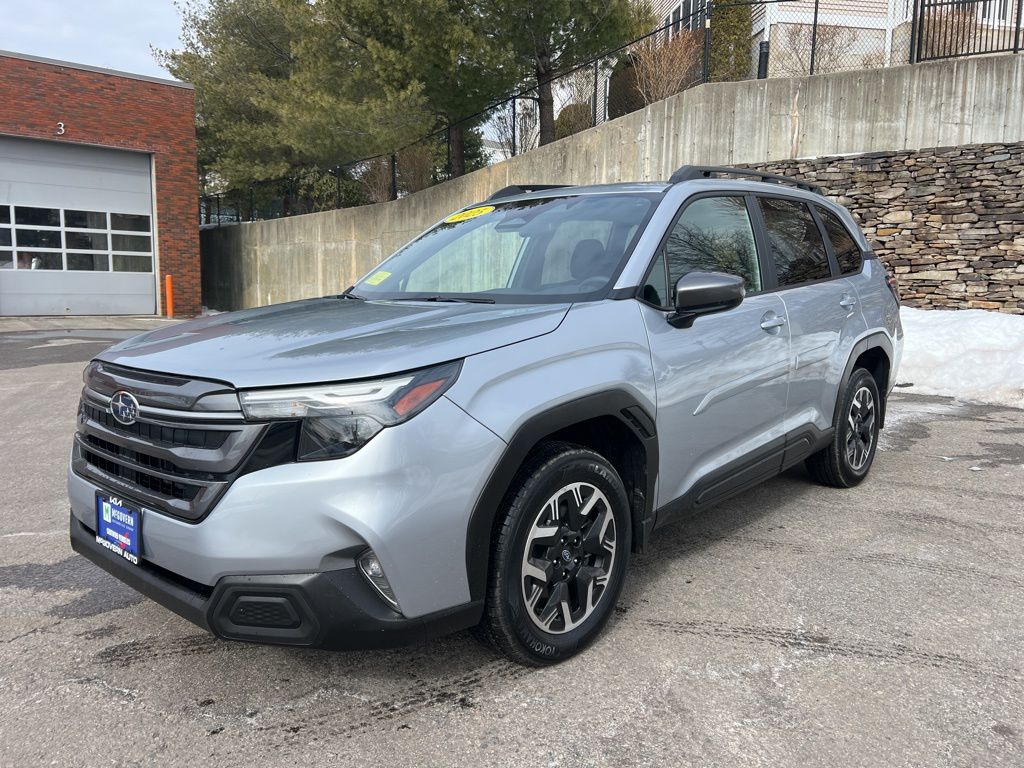 Ice Silver Metallic 2025 Subaru Forester Premium Crossover AWD SUV / Crossover All-Wheel Drive Continuously Variable Transmission