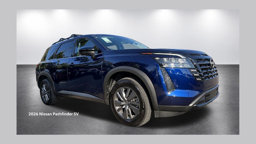 Deep Ocean Blue Pearl 2026 Nissan Pathfinder SUV / Crossover All-Wheel Drive 9-Speed Automatic