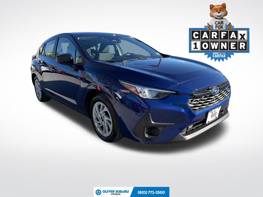 Sapphire Blue Pearl 2024 Subaru Impreza Wagon All-Wheel Drive Continuously Variable Transmission