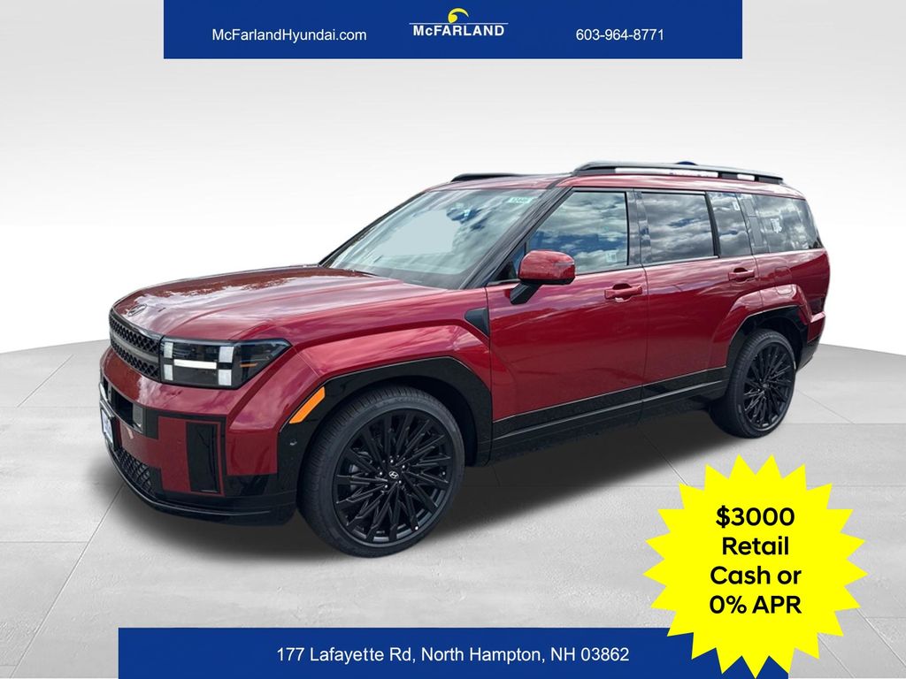 Ultimate Red 2026 Hyundai Santa Fe SUV / Crossover All-Wheel Drive 8-Speed Automatic
