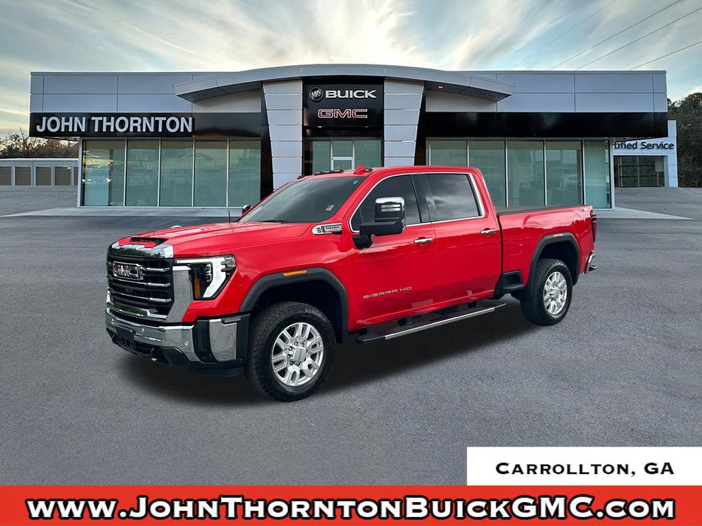 Cardinal Red 2024 GMC Sierra 2500HD Pickup Truck Four-Wheel Drive Automatic