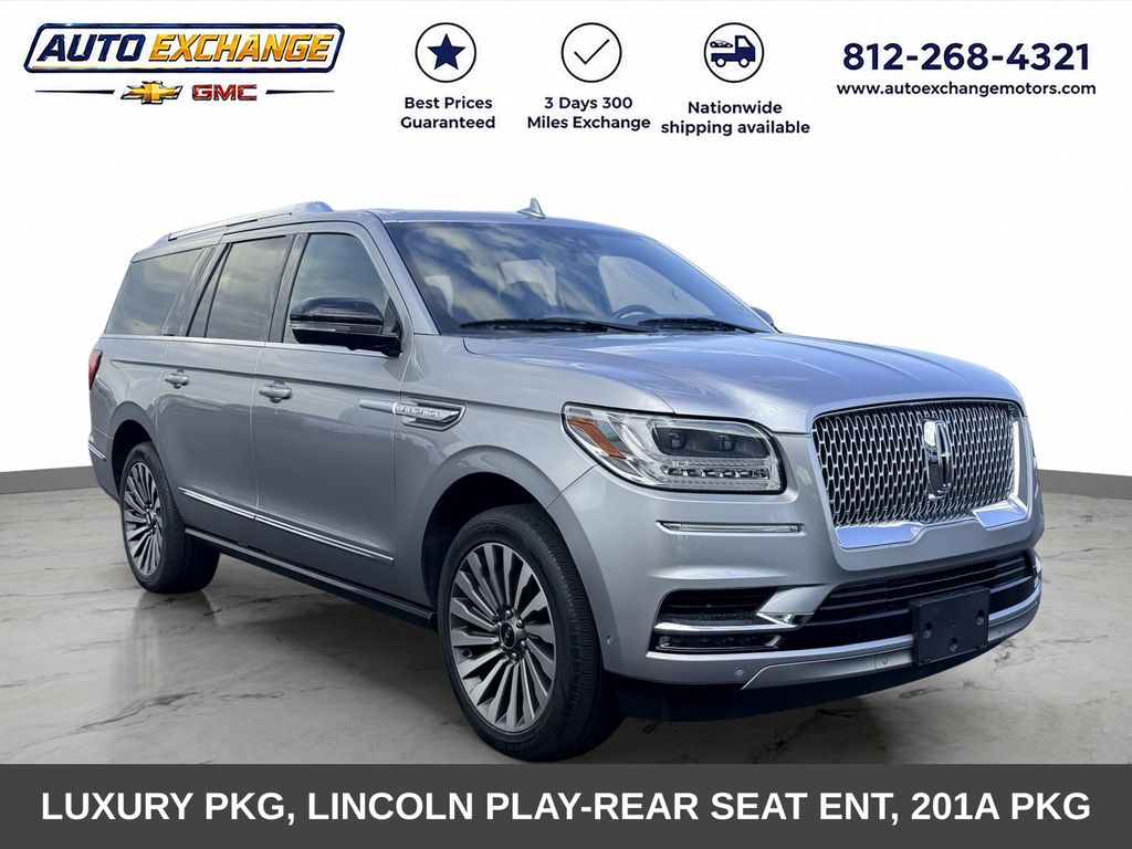 Silver Radiance 2021 Lincoln Navigator SUV / Crossover Four-Wheel Drive Automatic