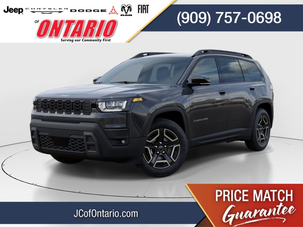 Sting-Gray Clearcoat 2026 Jeep Cherokee SUV / Crossover Four-Wheel Drive Continuously Variable Transmission