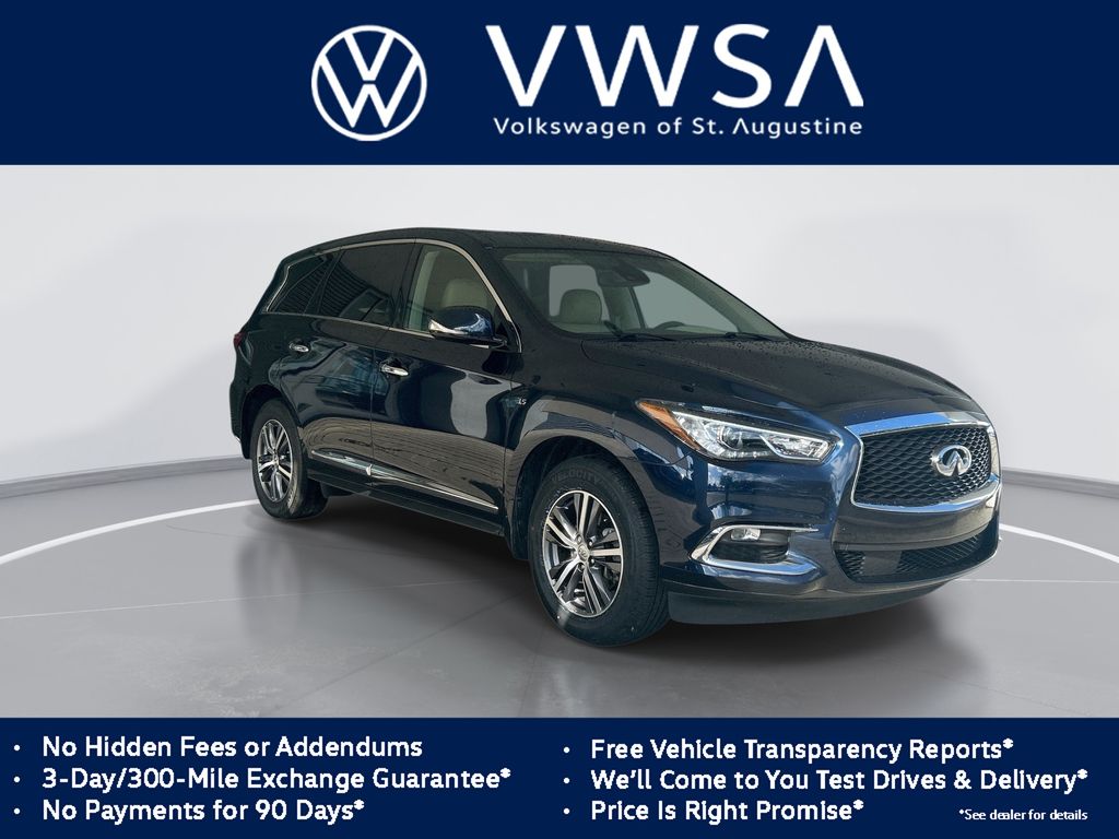 Hermosa Blue 2020 INFINITI QX60 SUV / Crossover Front-Wheel Drive Continuously Variable Transmission