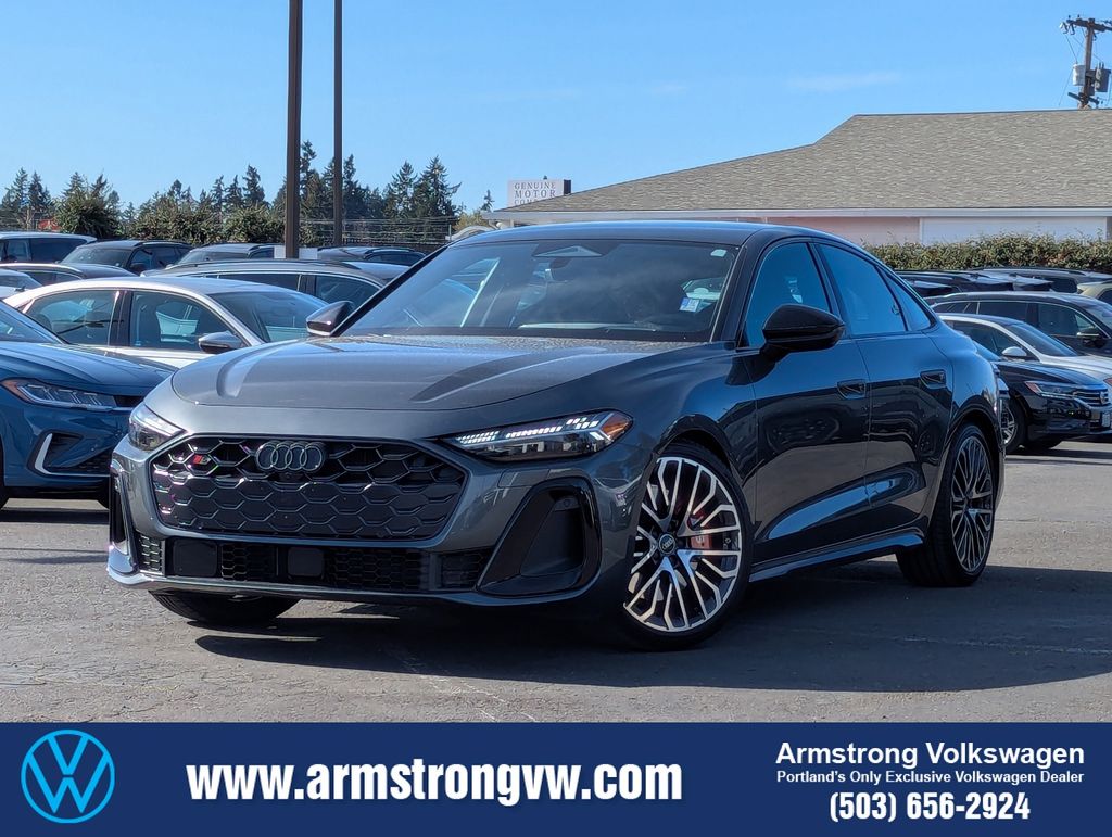 Daytona Gray Metallic 2025 Audi S5 3.0T quattro Premium Plus Sedan All-Wheel Drive 7-Speed Automatic