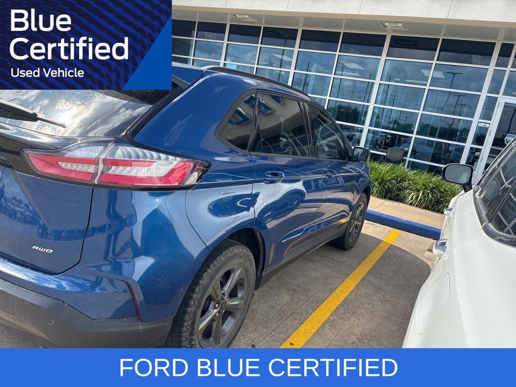 2024 Ford Edge SEL Blue at Shottenkirk Kia Fort Bend