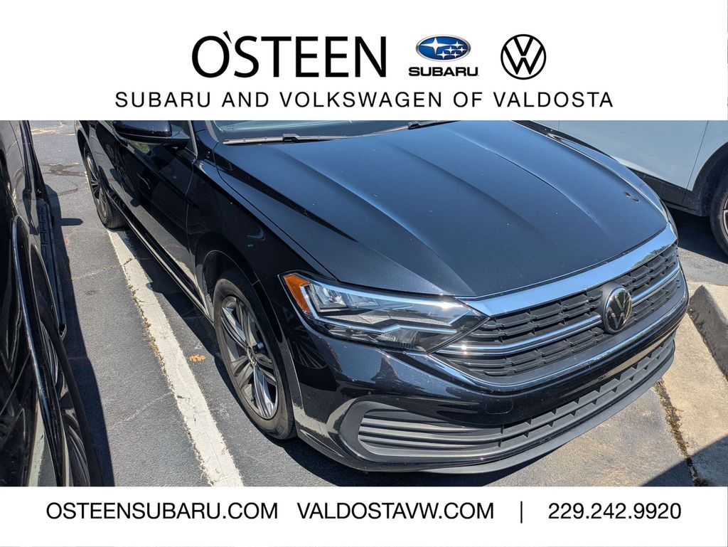 Deep Black Pearl 2023 Volkswagen Jetta Sedan Front-Wheel Drive 8-Speed Automatic