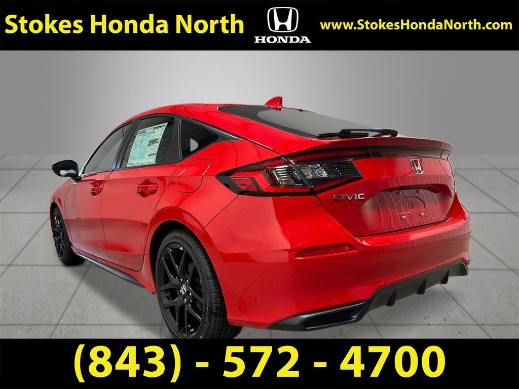 2026 Honda Civic Sport Red at Stokes Honda North
