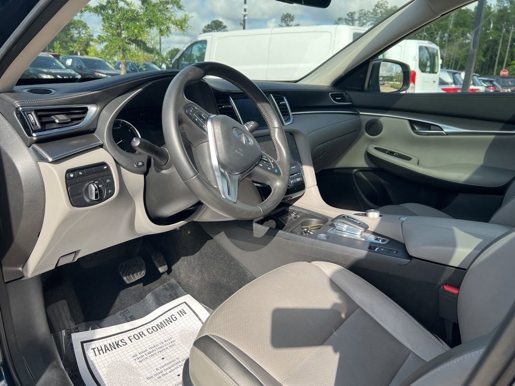 2024 Hermosa Blue INFINITI QX50 LUXE FWD SUV