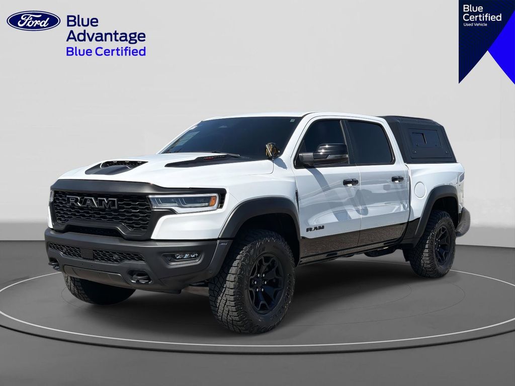 Bright White Clearcoat 2025 RAM 1500 RHO Crew Cab AWD Pickup Truck All-Wheel Drive 8-Speed Automatic