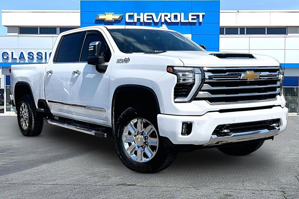 Summit White 2024 Chevrolet Silverado 2500HD Pickup Truck Four-Wheel Drive Automatic
