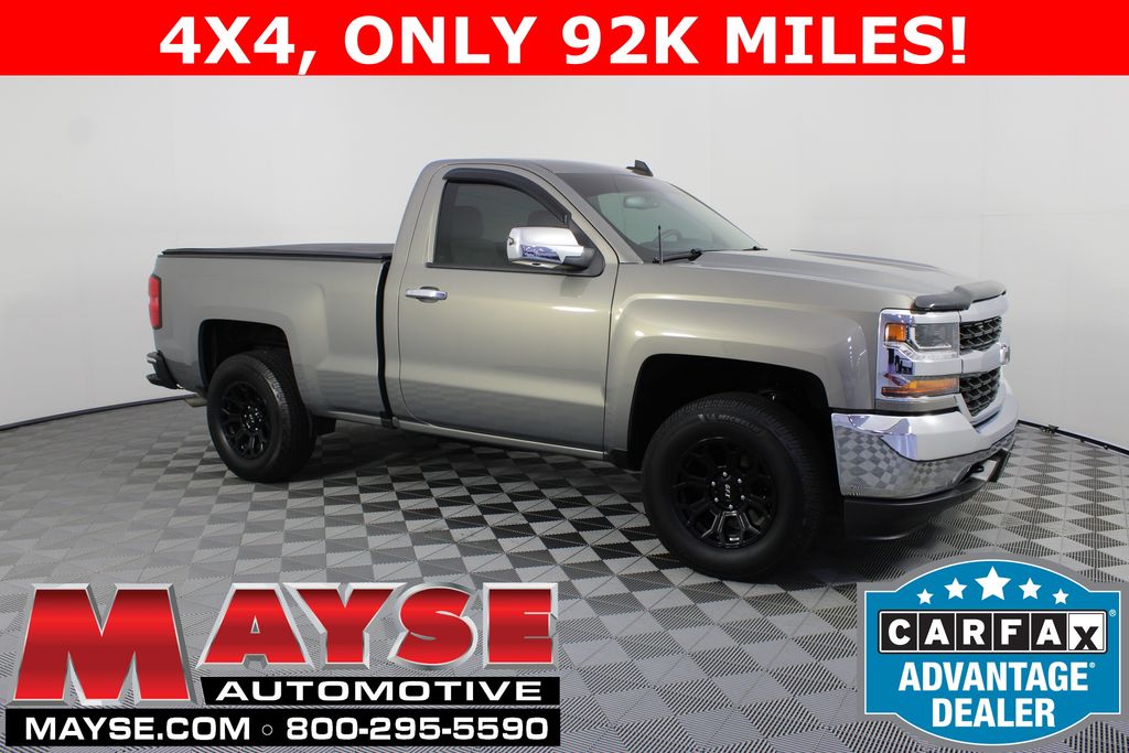 Pepperdust Metallic 2017 Chevrolet Silverado 1500 Pickup Truck Four-Wheel Drive 6-Speed Automatic Overdrive