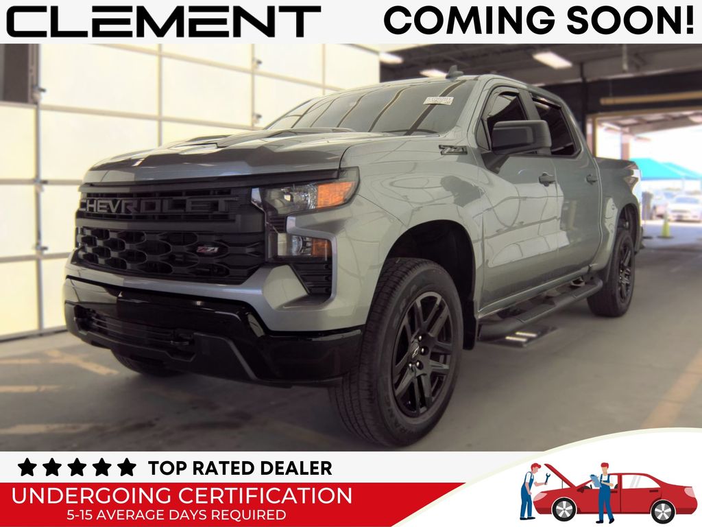 Sterling Gray Metallic 2024 Chevrolet Silverado 1500 Pickup Truck Four-Wheel Drive 8-Speed Automatic