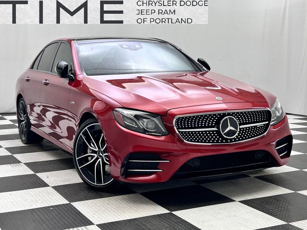 Rubellite Red Metallic 2020 Mercedes-Benz E-Class Sedan All-Wheel Drive 9-Speed Automatic