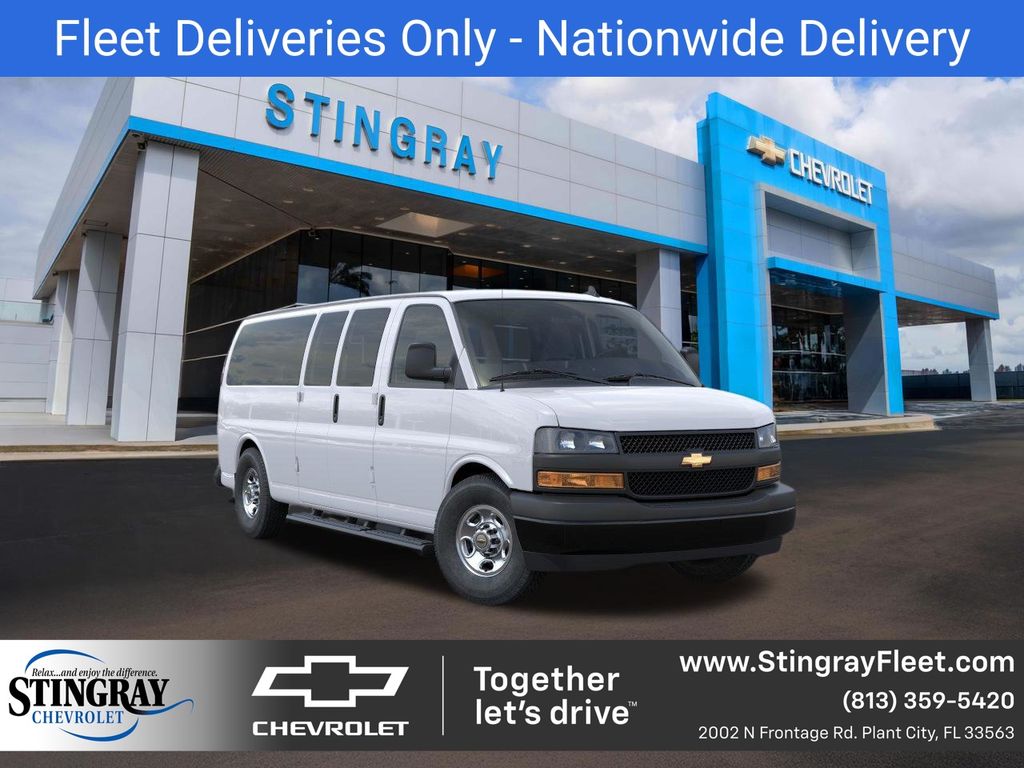 Summit White 2025 Chevrolet Express Van Rear-Wheel Drive 