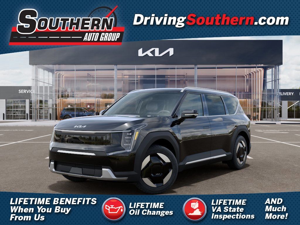 Ebony Black 2026 Kia EV9 Wind AWD SUV / Crossover All-Wheel Drive 1-Speed Automatic
