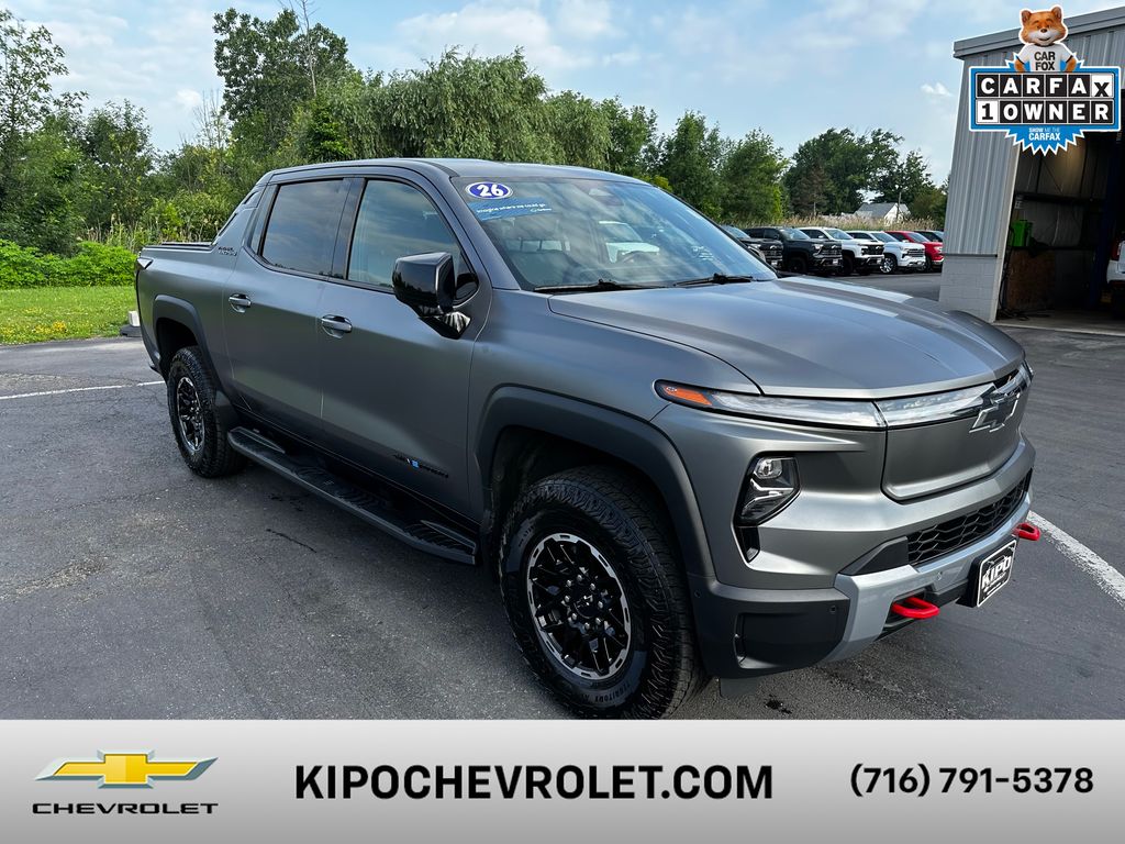 Magnus Gray Matte Metallic 2026 Chevrolet Silverado EV Pickup Truck All-Wheel Drive 1-Speed Automatic