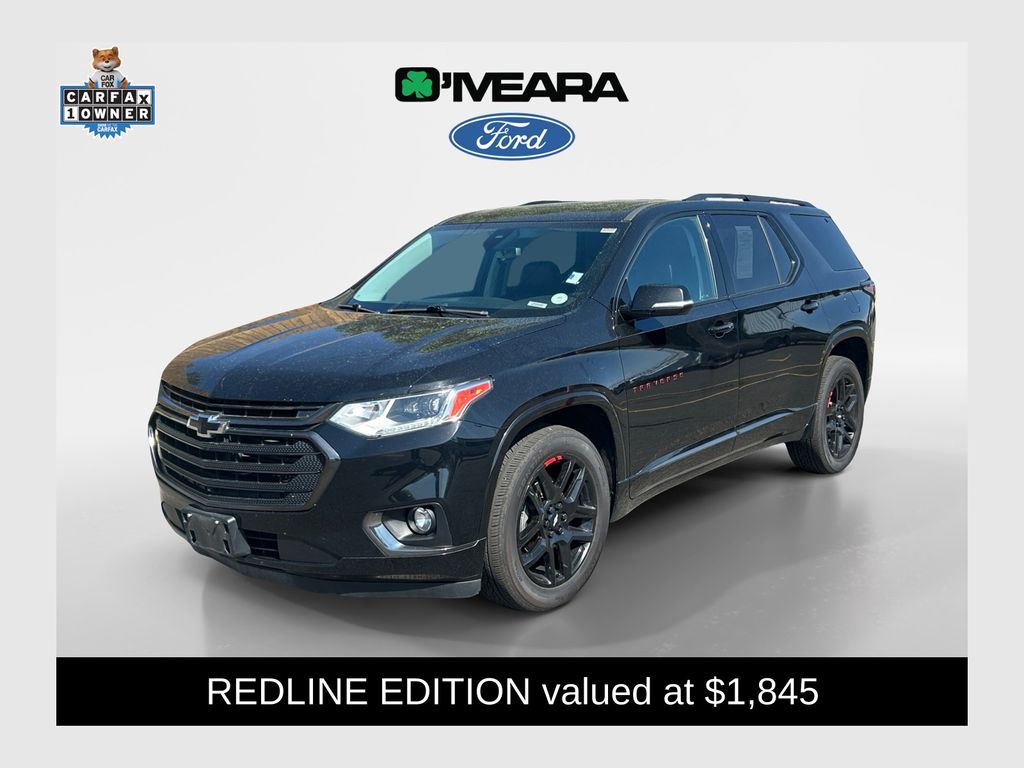 Mosaic Black Metallic 2019 Chevrolet Traverse SUV / Crossover Four-Wheel Drive 9-Speed Automatic