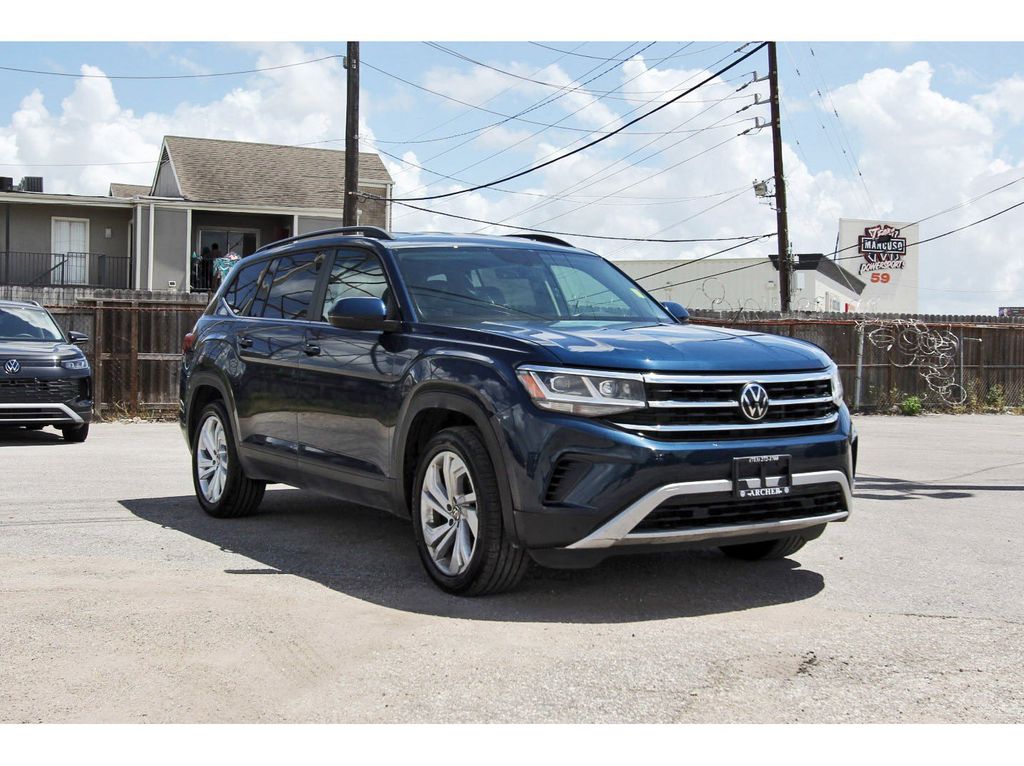Blue Metallic 2023 Volkswagen Atlas SUV / Crossover Front-Wheel Drive 8-Speed Automatic