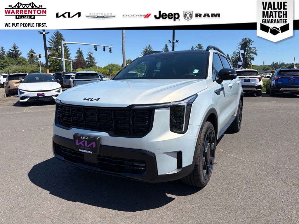 White (Ivory Silver) 2026 Kia Sorento SUV / Crossover All-Wheel Drive 8-Speed Dual Clutch