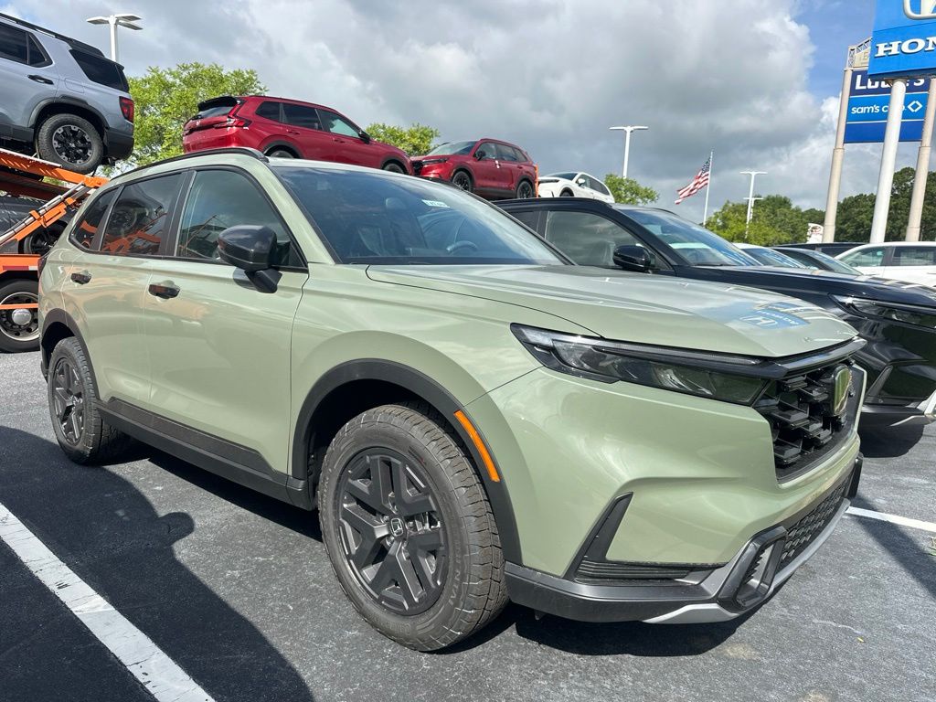 Ash Green Metallic 2026 Honda CR-V Hybrid SUV / Crossover All-Wheel Drive Continuously Variable Transmission