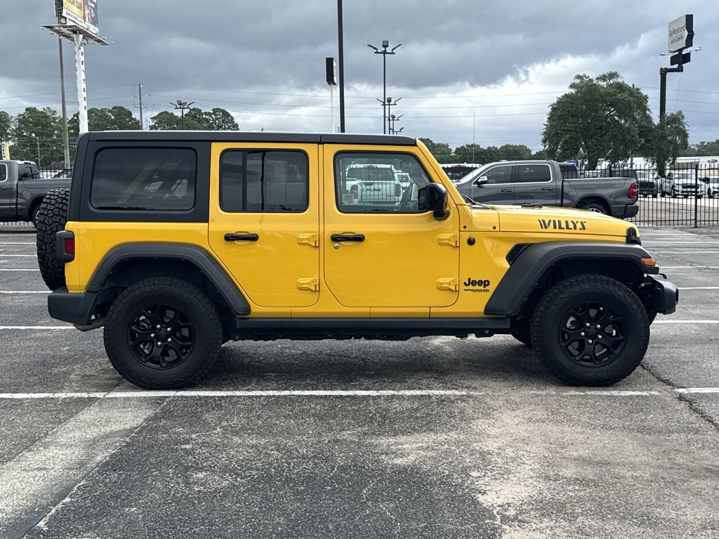 2021 Jeep Wrangler Unlimited Willys Yellow at Classic Elite Chevrolet Hwy 6