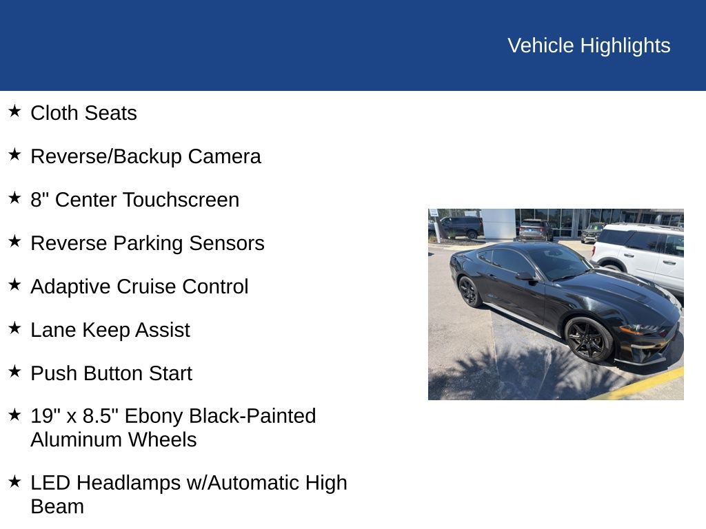 2020 Ford Mustang EcoBoost Fastback