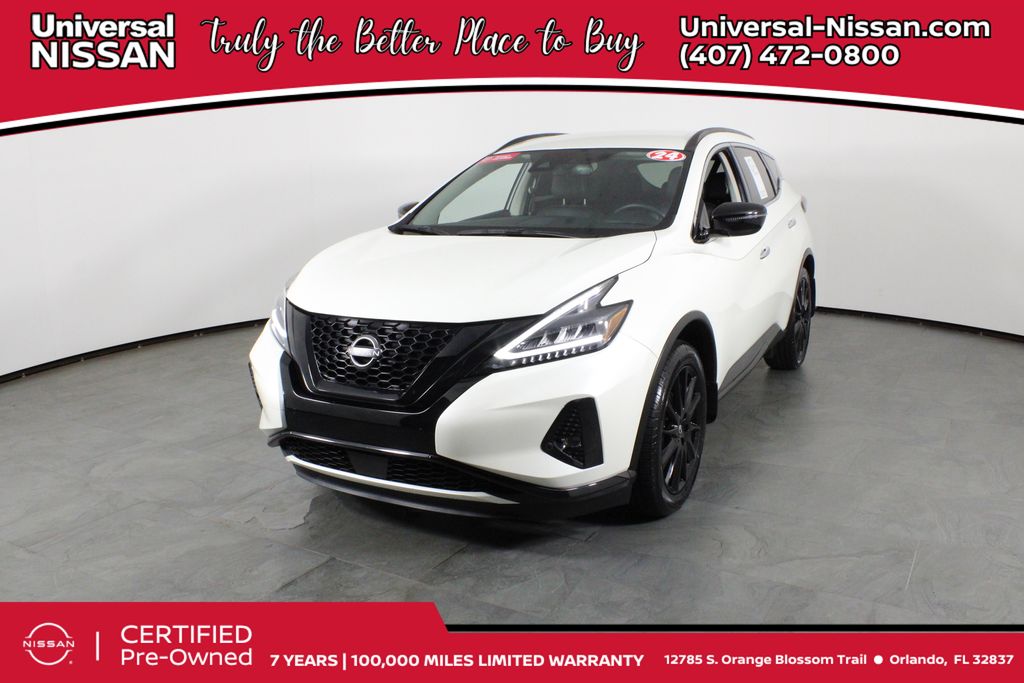 Pearl White Tricoat 2024 Nissan Murano SUV / Crossover Front-Wheel Drive Continuously Variable Transmission