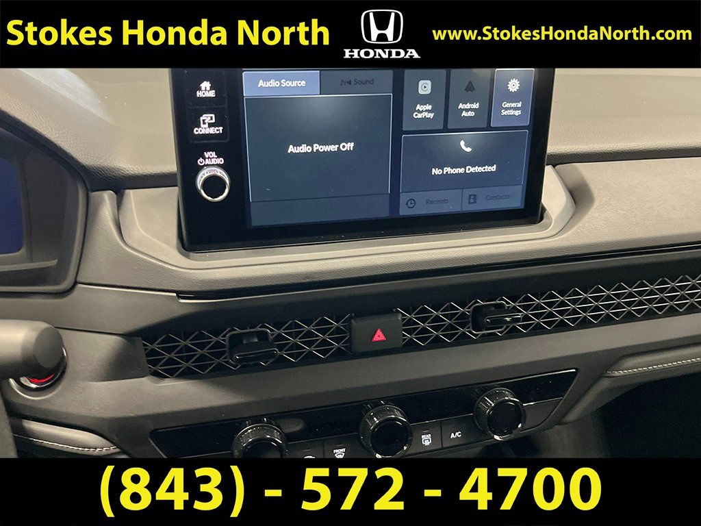 2026 Honda Accord LX White at Stokes Honda North