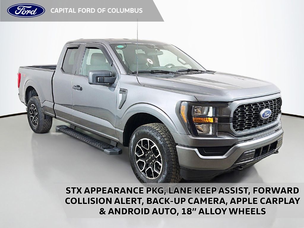 Carbonized Gray Metallic 2023 Ford F-150 Pickup Truck Four-Wheel Drive Automatic