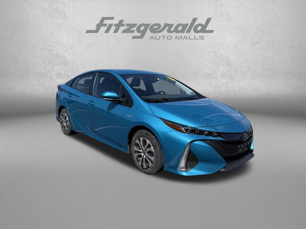 Blue Magnetism 2021 Toyota Prius Prime Hatchback Front-Wheel Drive Continuously Variable Transmission