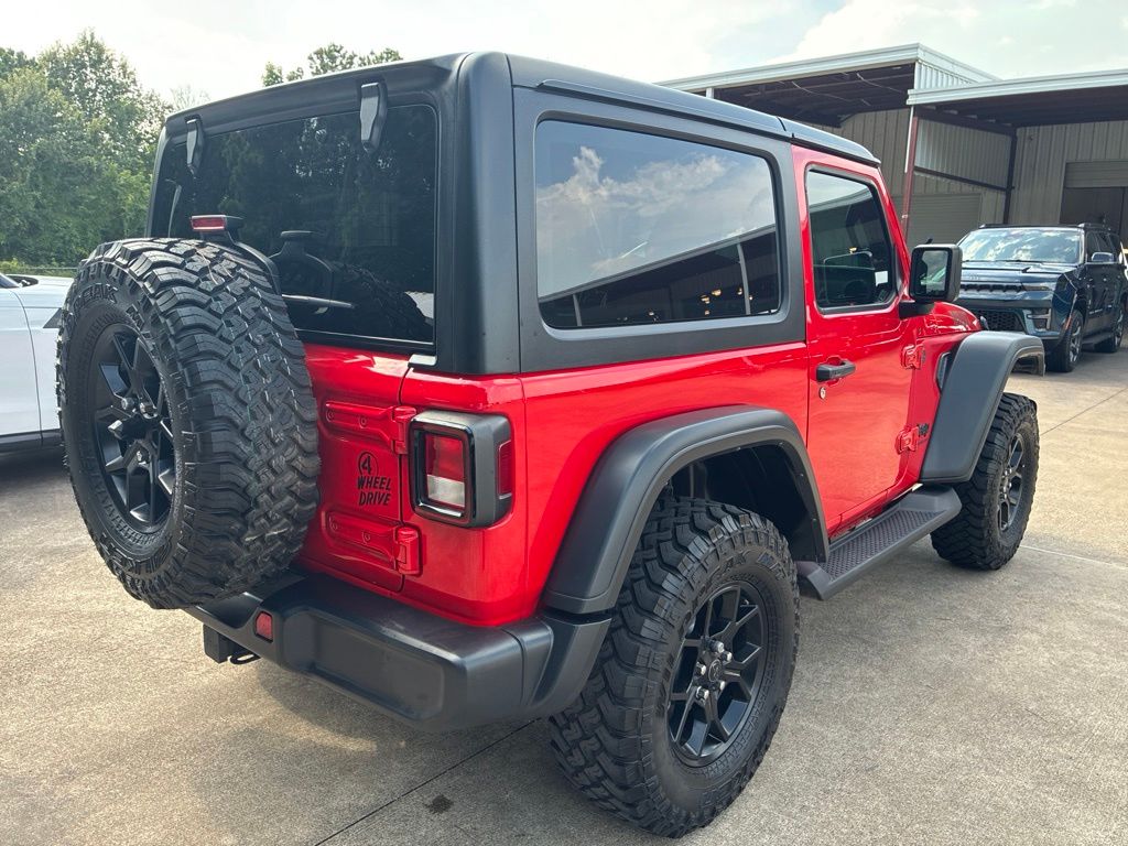 2024 Jeep Wrangler Sport Red at Bayshore Chrysler Jeep Dodge Ram